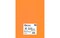 PA Paper Accents Smooth Cardstock 8.5" x 11" Electric Orange, 65lb colored cardstock paper for card making, scrapbooking, printing, quilling and crafts, 25 piece pack